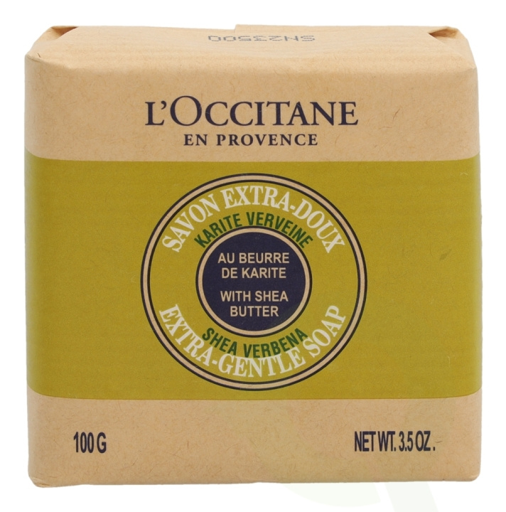 L\'Occitane Extra-Gentle Soap With Shea Butter 100 gr Shea Verbena i gruppen SKØNHED & HELSE / Hudpleje / Kropspleje / Bad & brusecreme hos TP E-commerce Nordic AB (C52563)