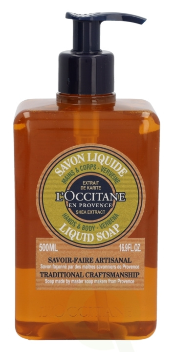 L\'Occitane Verbena Liquid Soap w/Pump 500 ml Hand & Body i gruppen SKØNHED & HELSE / Hudpleje / Kropspleje / Duft sæbe hos TP E-commerce Nordic AB (C52581)