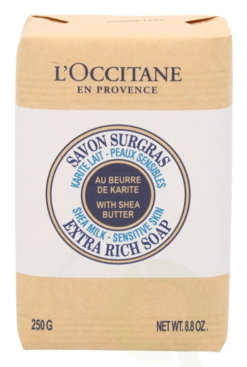 L\'Occitane Shea Milk Extra Rich Soap 250 gr Sensitive Skin i gruppen SKØNHED & HELSE / Hudpleje / Kropspleje / Bad & brusecreme hos TP E-commerce Nordic AB (C52593)