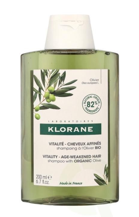Klorane Vitality Shampoo With Organic Olive 200 ml i gruppen SKØNHED & HELSE / Hår og styling / Hårpleje / Shampoo hos TP E-commerce Nordic AB (C52643)