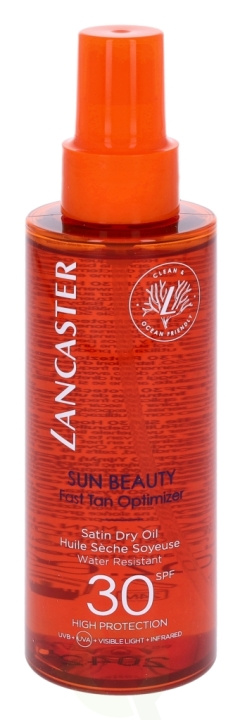 Lancaster Sun Beauty Satin Dry Oil SPF30 150 ml i gruppen SKØNHED & HELSE / Hudpleje / Tanning / Solbeskyttelse hos TP E-commerce Nordic AB (C52684)