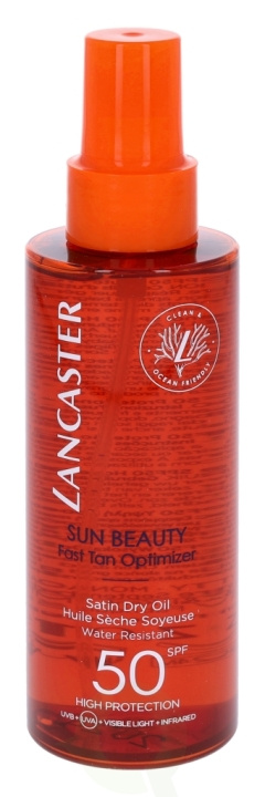 Lancaster Sun Beauty Dry Oil Fast Tan Optim. SPF50 150 ml i gruppen SKØNHED & HELSE / Hudpleje / Tanning / Solbeskyttelse hos TP E-commerce Nordic AB (C52704)