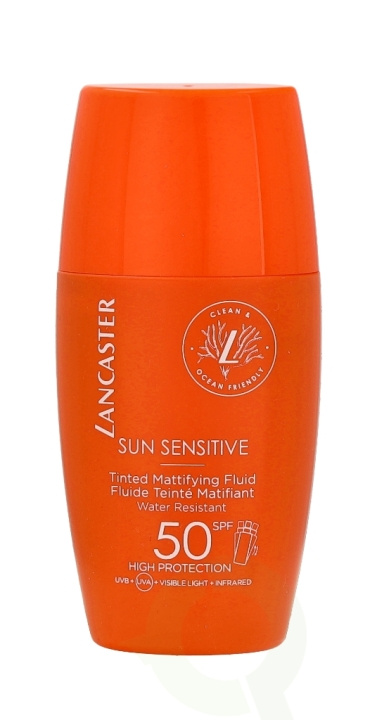 Lancaster Sun Sensitive Tinted Mattifying Fluid SPF50 30 ml i gruppen SKØNHED & HELSE / Hudpleje / Tanning / Solbeskyttelse hos TP E-commerce Nordic AB (C52745)