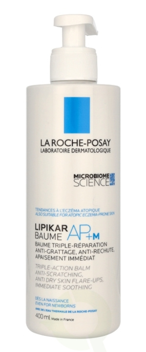 La Roche-Posay LRP Lipikar AP+M Balm 400 ml Anti-Scratching i gruppen SKØNHED & HELSE / Hudpleje / Kropspleje / Body lotion hos TP E-commerce Nordic AB (C52877)