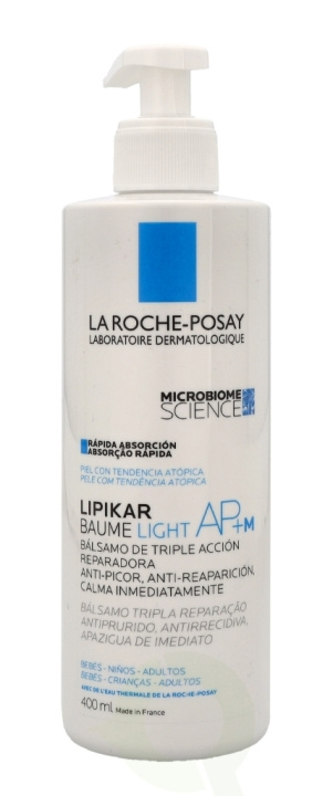 La Roche-Posay LRP Lipikar Light AP+M Triple-Action Balm 400 ml i gruppen SKØNHED & HELSE / Hudpleje / Kropspleje / Body lotion hos TP E-commerce Nordic AB (C52913)
