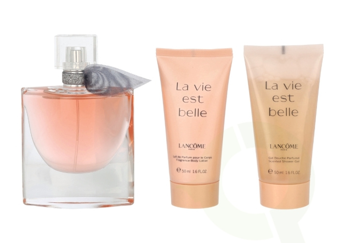 Lancome La Vie Est Belle Giftset 150 ml Edp Spray 50ml/Body Lotion 50ml/Shower Gel 50ml i gruppen SKØNHED & HELSE / Gaveæske / Gaveæske til hende hos TP E-commerce Nordic AB (C53167)