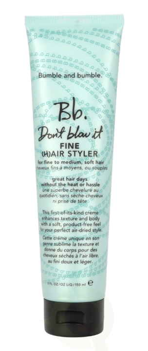 Bumble and Bumble Bumble & Bumble Don\'t Blow It Fine Hair Styler 150 ml i gruppen SKØNHED & HELSE / Hår og styling / Hår styling / Styling creme hos TP E-commerce Nordic AB (C53248)