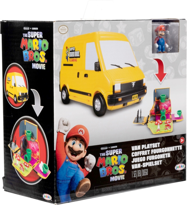 Nintendo Super Mario Bros Movie Mini World Van Playset i gruppen LEGETØJ, BØRN & BABY / Legetøj / Legetøjsbiler hos TP E-commerce Nordic AB (C53392)