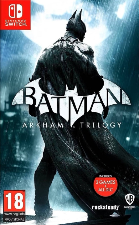 Batman: Arkham Trilogy Game, Switch i gruppen HJEMMEELEKTRONIK / Spilkonsoller og tilbehør / Nintendo Switch / Spil hos TP E-commerce Nordic AB (C53399)