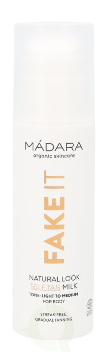 Madara Fake It Natural Look Self-Tan Milk 150 ml Light To Medium / For Body All Skin Types i gruppen SKØNHED & HELSE / Hudpleje / Tanning / Brun uden sol hos TP E-commerce Nordic AB (C53486)