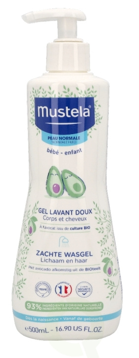 Mustela Gentle Cleansing Gel 500 ml Enfant/Normal Skin i gruppen SKØNHED & HELSE / Hudpleje / Kropspleje / Bad & brusecreme hos TP E-commerce Nordic AB (C53832)
