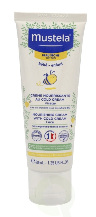 Mustela Bebe Nourishing Cream With Cold Cream 40 ml i gruppen SKØNHED & HELSE / Hudpleje / Ansigt / Dagcreme hos TP E-commerce Nordic AB (C53846)