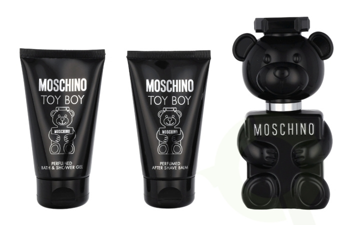 Moschino Toy Boy Giftset 150 ml Edp Spray 50ml/Bath & Shower Gel 50ml/Aftershave Balm 50ml i gruppen SKØNHED & HELSE / Gaveæske / Gaveæske til ham hos TP E-commerce Nordic AB (C53887)
