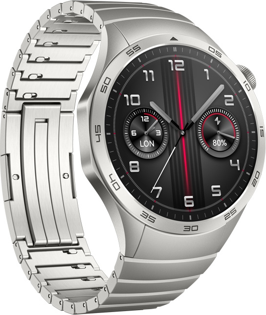 Huawei Watch GT4 Elite - Smartwatch, 46 mm, Stål i gruppen SPORT, FRITID & HOBBY / Smartwatch & Aktivitetsmåler / Smartwatches hos TP E-commerce Nordic AB (C54070)