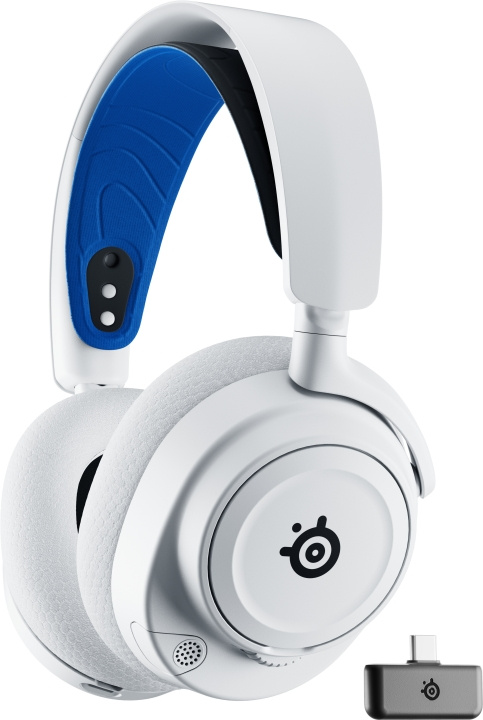 Steelseries Arctis Nova 7P - trådlöst headset, vita. i gruppen COMPUTERTILBEHØR / GAMING / Headset hos TP E-commerce Nordic AB (C54094)