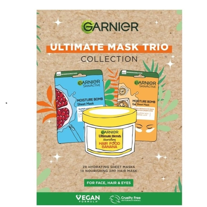 Garnier Ultimate Mask Trio 3pcs i gruppen SKØNHED & HELSE / Hudpleje / Ansigt / Masker hos TP E-commerce Nordic AB (C54111)