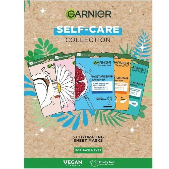 Garnier Selfcare Collection 5 Hydrating Sheet Masks i gruppen SKØNHED & HELSE / Hudpleje / Ansigt / Masker hos TP E-commerce Nordic AB (C54115)