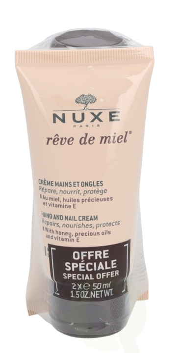 Nuxe Reve De Miel Hand And Nail Cream 100 ml 2 x 50ml i gruppen SKØNHED & HELSE / Manicure / pedicure / Håndcreme hos TP E-commerce Nordic AB (C54269)