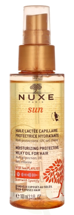 Nuxe Sun Moisturising Protective Milky Oil 100 ml Hair And Scalp i gruppen SKØNHED & HELSE / Hår og styling / Hårpleje / Hår olie hos TP E-commerce Nordic AB (C54295)