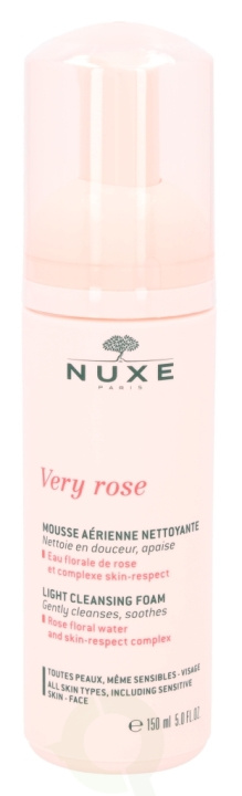 Nuxe Very Rose Light Cleansing Foam 150 ml All Skin Types, Including Sensitive, Skin-Face i gruppen SKØNHED & HELSE / Hudpleje / Ansigt / Rengøring hos TP E-commerce Nordic AB (C54301)