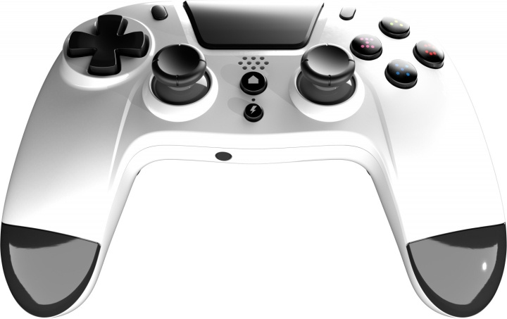Gioteck VX-4 Premium trådlös handkontroll, vit, PS4 i gruppen HJEMMEELEKTRONIK / Spilkonsoller og tilbehør / Sony PlayStation 4 / Tilbehør hos TP E-commerce Nordic AB (C54596)