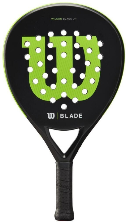 Wilson Blade Junior V2 -padelracket, grön/svart i gruppen SPORT, FRITID & HOBBY / Sportsudstyr / Padel ketcher hos TP E-commerce Nordic AB (C54599)