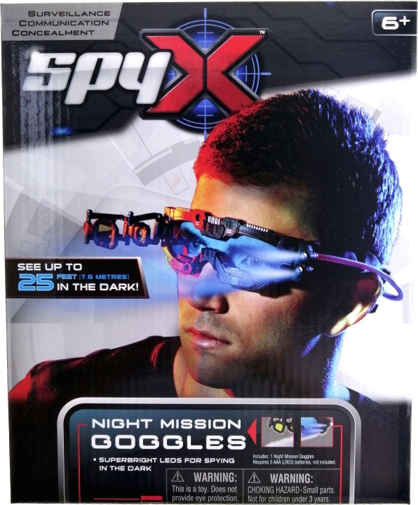 SpyX Night Mission Goggles - Spionglasögon för nattuppdrag i gruppen SPORT, FRITID & HOBBY / Sjove gadgets / Spion gadgets hos TP E-commerce Nordic AB (C54610)