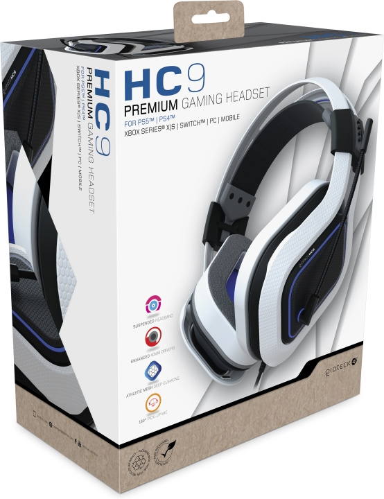 Gioteck HC-9 trådbundna headset, PS5 i gruppen COMPUTERTILBEHØR / GAMING / Headset hos TP E-commerce Nordic AB (C54636)