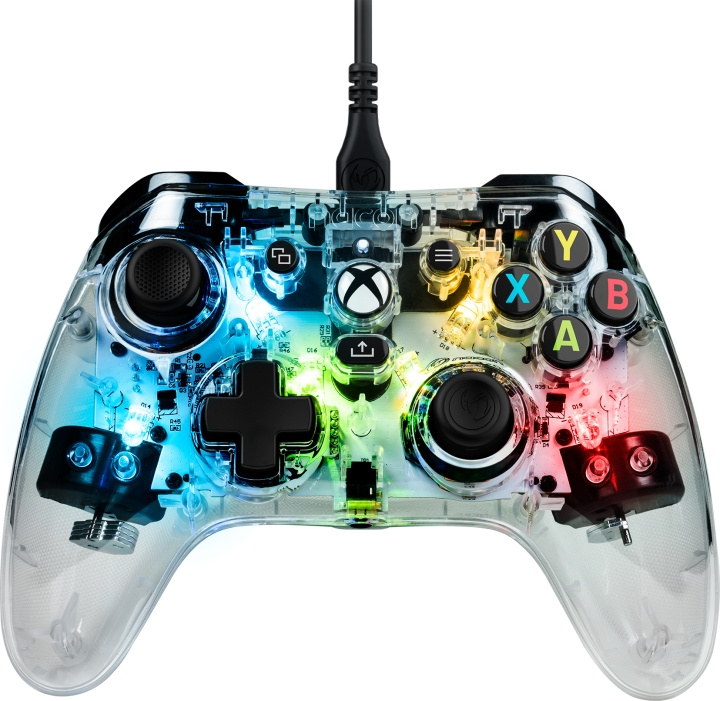 Nacon Evol-X trådbunden spelkontroll till Xbox/PC, RGBb i gruppen HJEMMEELEKTRONIK / Spilkonsoller og tilbehør / Xbox Series X / Tilbehør hos TP E-commerce Nordic AB (C54670)