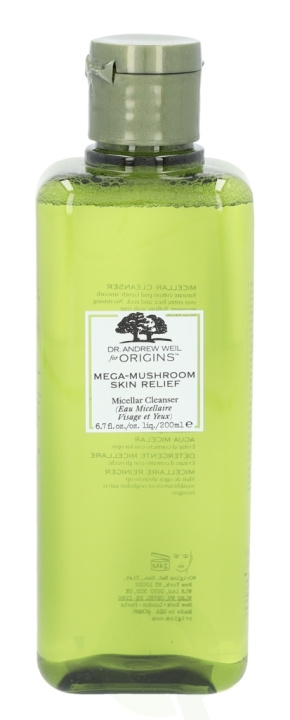Origins Dr. Weil Mega-Mushroom Skin Relief Micellar Cleanser 200 ml i gruppen SKØNHED & HELSE / Hudpleje / Ansigt / Rengøring hos TP E-commerce Nordic AB (C54725)