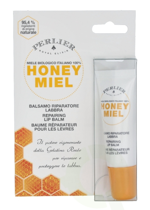 Perlier Honey Repairing Lip Balm - Tube 7.5 ml i gruppen SKØNHED & HELSE / Makeup / Læber / Læbepomade hos TP E-commerce Nordic AB (C54773)