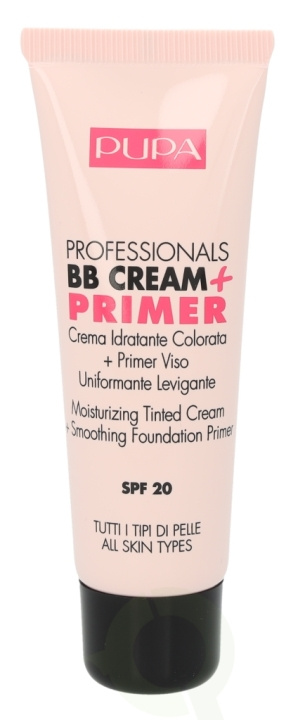 Pupa Milano Pupa Pupa Professionals BB Cream + Primer SPF20 50 ml #001 Nude - All Skin Types i gruppen SKØNHED & HELSE / Makeup / Makeup ansigt / CC/BB Cream hos TP E-commerce Nordic AB (C54841)