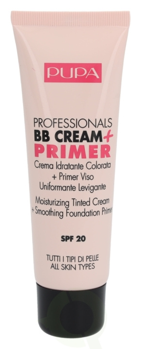 Pupa Milano Pupa Pupa Professionals BB Cream + Primer SPF20 50 ml #002 Sand - All Skin Types i gruppen SKØNHED & HELSE / Makeup / Makeup ansigt / CC/BB Cream hos TP E-commerce Nordic AB (C54842)