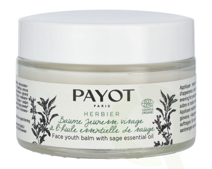 Payot Herbier Face Youth Balm With Sage Essential Oil 50 ml i gruppen SKØNHED & HELSE / Hudpleje / Ansigt / Ansigtsolie hos TP E-commerce Nordic AB (C54952)