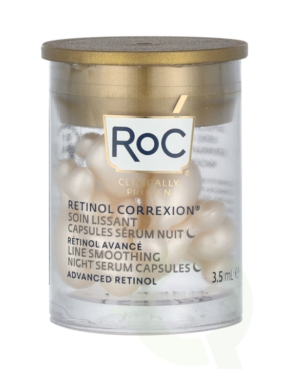 ROC Retinol Correxion Line Smoothing Night Serum 3.5 ml 10 Capsules i gruppen SKØNHED & HELSE / Hudpleje / Ansigt / Hudserum hos TP E-commerce Nordic AB (C54999)