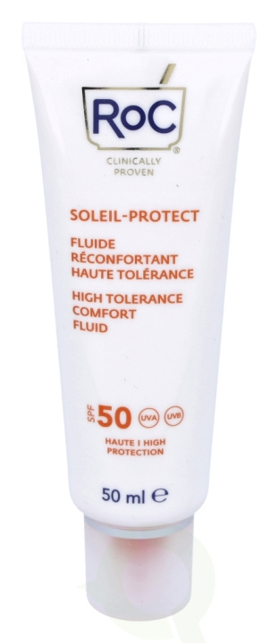 ROC Soleil-Protect High Tolerance Fluid SPF50+ 50 ml Comforts Sensitive Skin i gruppen SKØNHED & HELSE / Hudpleje / Tanning / Solbeskyttelse hos TP E-commerce Nordic AB (C55002)