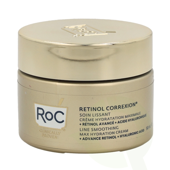 ROC Retinol Correxion Line Smoothing Max Hydration Cream 50 ml i gruppen SKØNHED & HELSE / Hudpleje / Ansigt / Ansigtscreme hos TP E-commerce Nordic AB (C55003)