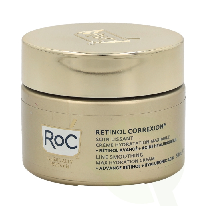 ROC Retinol Correxion Line Smoothing Max Hydration Cream 50 ml i gruppen SKØNHED & HELSE / Hudpleje / Ansigt / Dagcreme hos TP E-commerce Nordic AB (C55003)