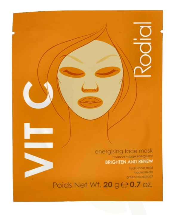 Rodial Vit C Cellulose Sheet Mask 20 ml Brighten And Renew i gruppen SKØNHED & HELSE / Hudpleje / Ansigt / Masker hos TP E-commerce Nordic AB (C55038)