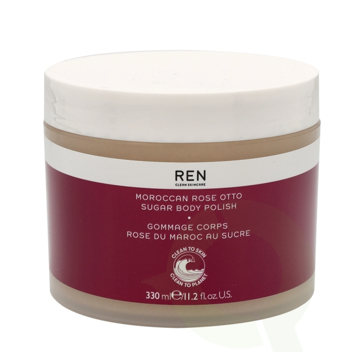 REN Moroccan Rose Otto Sugar Body Polish 330 ml i gruppen SKØNHED & HELSE / Hudpleje / Kropspleje / Body lotion hos TP E-commerce Nordic AB (C55104)