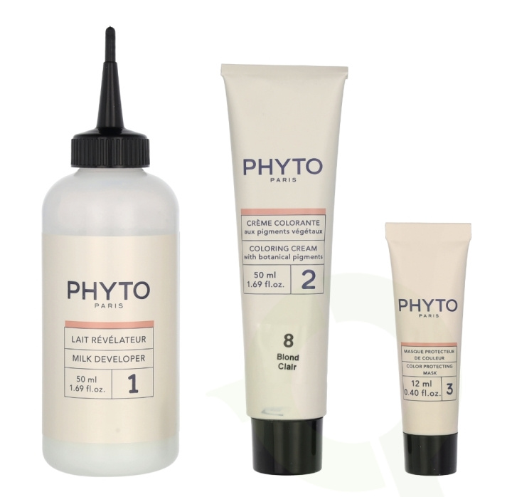 Phyto Phytocolor Permanent Color 112 ml #08 Light Blonde i gruppen SKØNHED & HELSE / Hår og styling / Hårpleje / Hårfarve / Hårfarve & Farve bombe hos TP E-commerce Nordic AB (C55173)