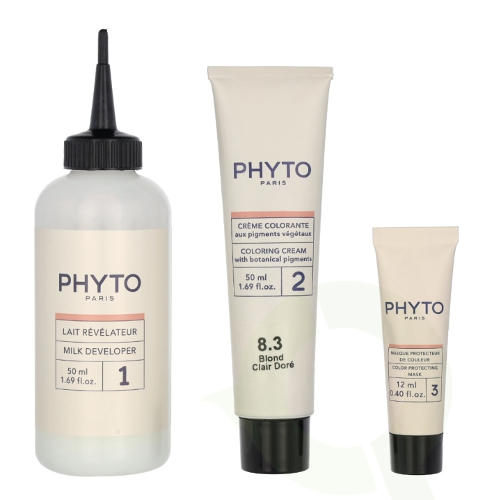 Phyto Phytocolor Permanent Color 112 ml #8.3 Light Golden Blonde i gruppen SKØNHED & HELSE / Hår og styling / Hårpleje / Hårfarve / Hårfarve & Farve bombe hos TP E-commerce Nordic AB (C55174)