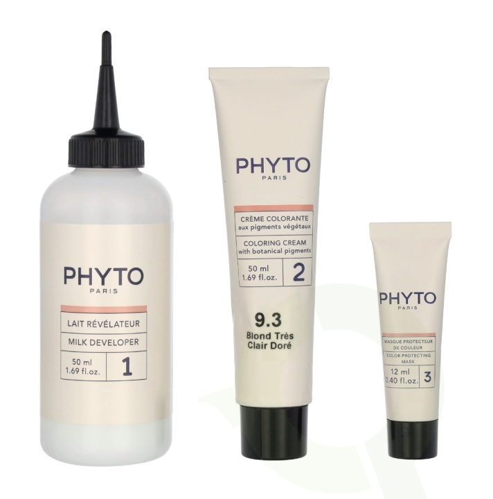 Phyto Phytocolor Permanent Color 112 ml #9.3 Golden Very Light Blond i gruppen SKØNHED & HELSE / Hår og styling / Hårpleje / Hårfarve / Hårfarve & Farve bombe hos TP E-commerce Nordic AB (C55176)