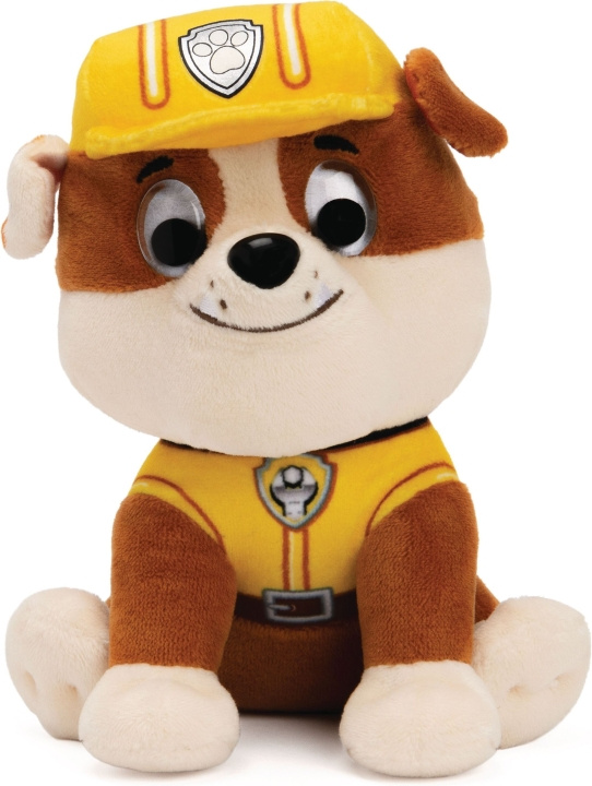 Gund Paw Patrol Rubble -mjukishund, 15 cm i gruppen LEGETØJ, BØRN & BABY / Babyleg (0-3 år) / Tøjdyr hos TP E-commerce Nordic AB (C55230)