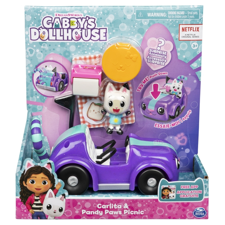 Gabby\'s Dollhouse - Carlita & Pandy Paws Picknick-lekset i gruppen LEGETØJ, BØRN & BABY / Legetøj / Legetøj hos TP E-commerce Nordic AB (C55310)