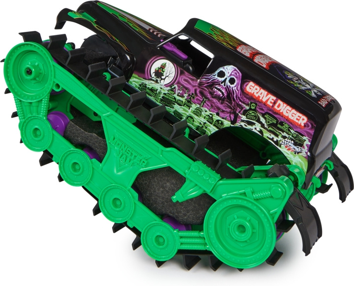 Monster Jam Grave Digger Trax - fjärrstyrd fordon 1:15. i gruppen LEGETØJ, BØRN & BABY / Radiostyrede / Andet hos TP E-commerce Nordic AB (C55398)