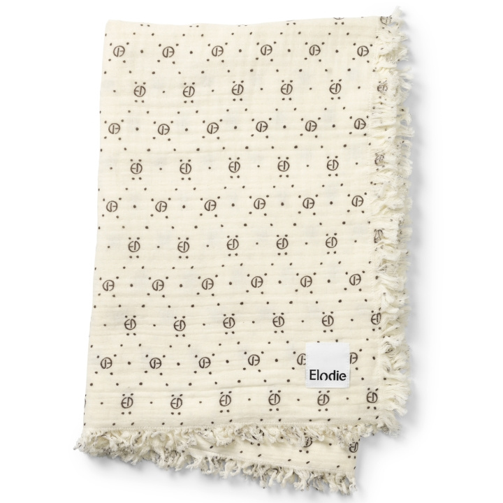 Elodie Details Soft Cotton Blanket - Monogram i gruppen LEGETØJ, BØRN & BABY / Børnetekstiler / Babydyner hos TP E-commerce Nordic AB (C55418)