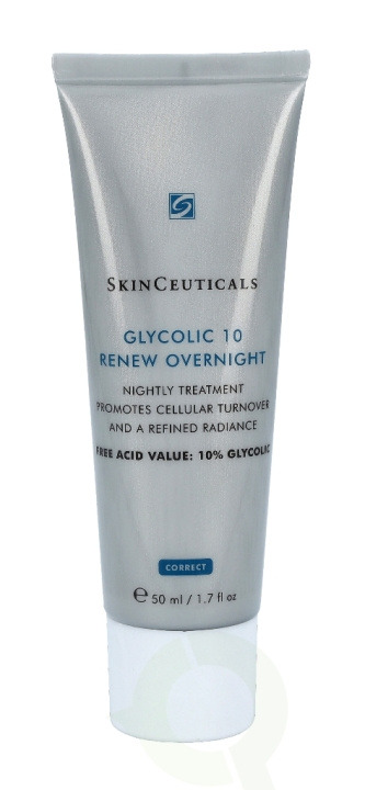 SkinCeuticals Glycolic 10 Renew Overnight Cream 50 ml i gruppen SKØNHED & HELSE / Hudpleje / Ansigt / Natcreme hos TP E-commerce Nordic AB (C55659)