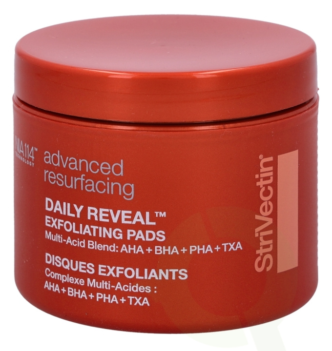 StriVectin Daily Reveal Exfoliating Pads 60 Piece i gruppen SKØNHED & HELSE / Hudpleje / Ansigt / Scrub / Peeling hos TP E-commerce Nordic AB (C55891)