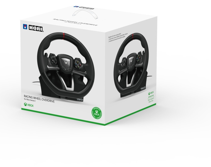 Hori Racing Wheel Overdrive - rattstyrning, Xbox Series S / X i gruppen COMPUTERTILBEHØR / GAMING / Rat & Joysticks hos TP E-commerce Nordic AB (C56101)